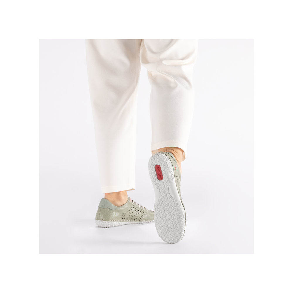 Pantofi din Piele Naturala Rieker 43651-52