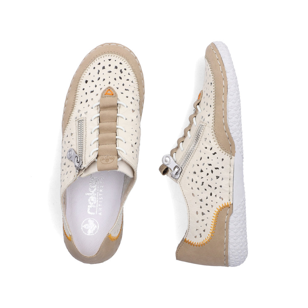 Pantofi din Piele Naturala Rieker 43665-64