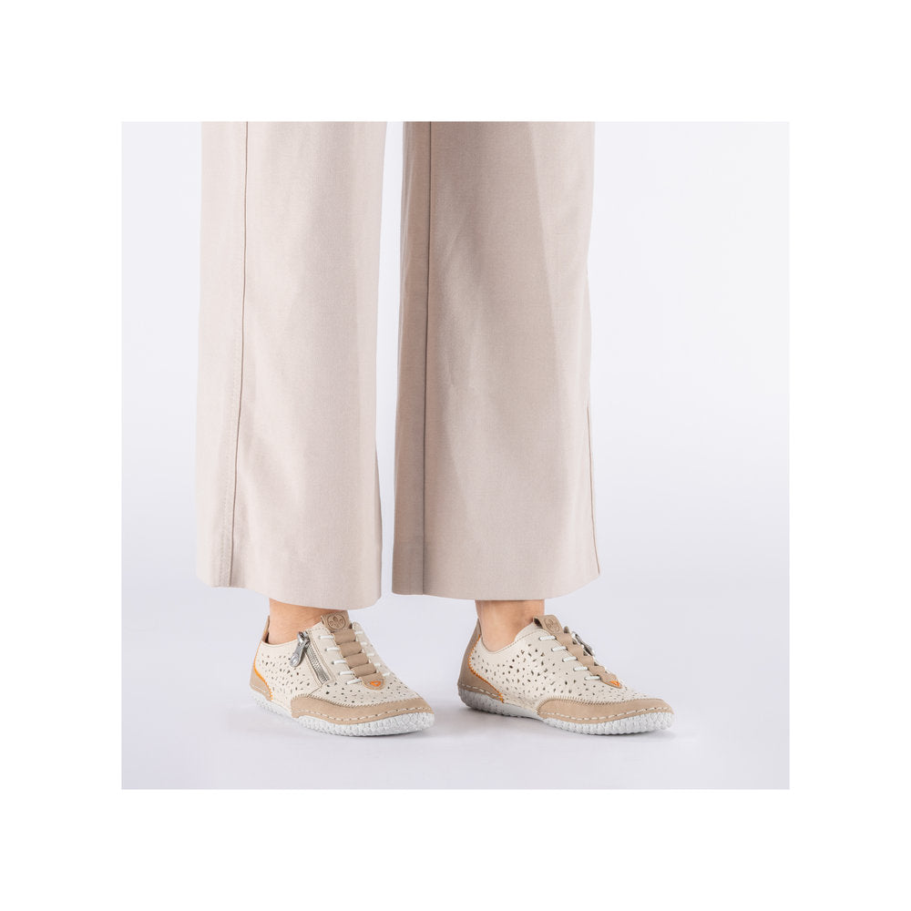 Pantofi din Piele Naturala Rieker 43665-64