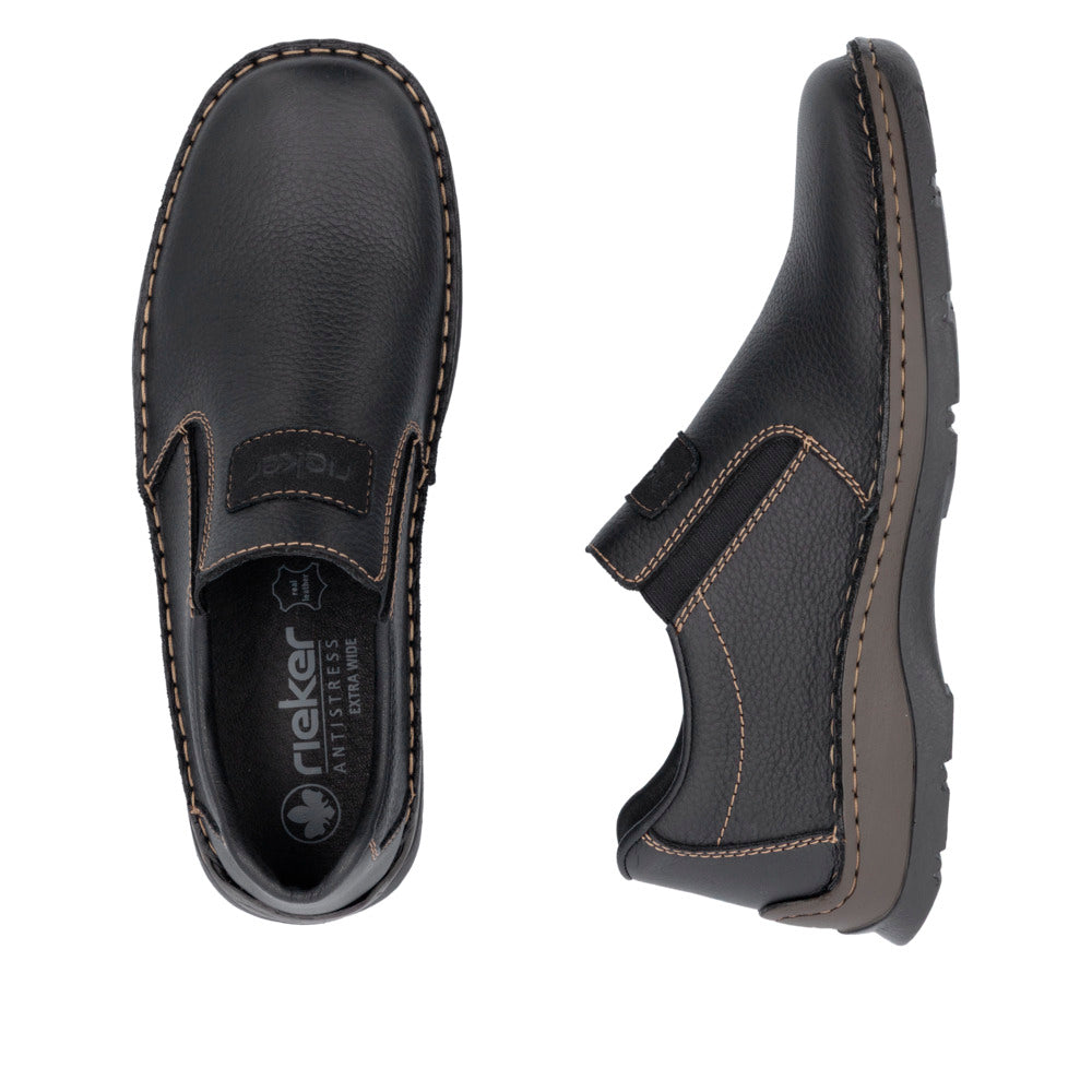 Pantofi Barbati Piele Naturala Rieker RIEK 05370 - imaginea 9