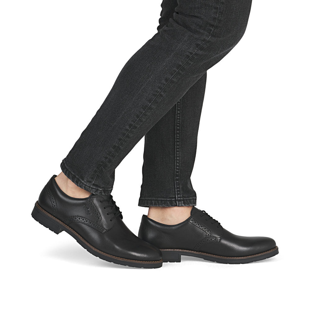 Pantofi Barbati Piele Naturala Rieker RIEK 14642 - imaginea 2