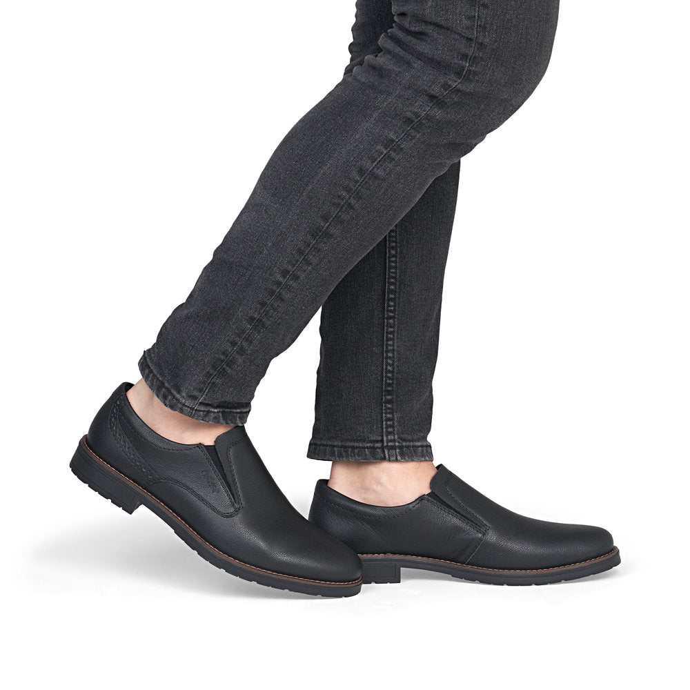Pantofi Barbati Piele Naturala Rieker RIEK 14657 - imaginea 2