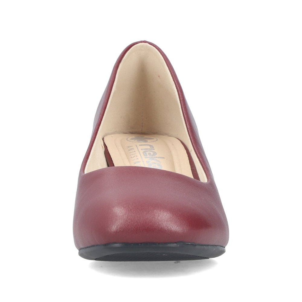Pantofi Dama Piele Naturala Rieker RIEK 44750 Bordo - imaginea 7
