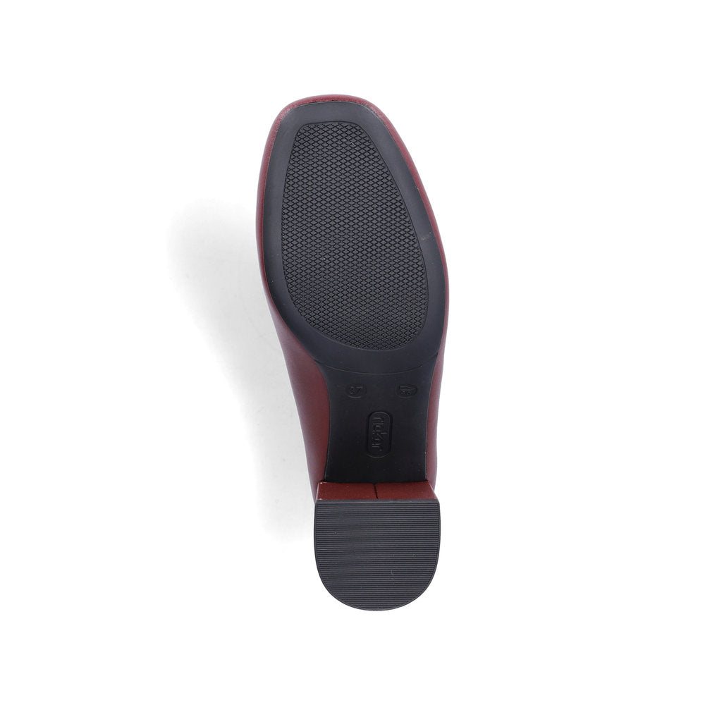 Pantofi Dama Piele Naturala Rieker RIEK 44750 Bordo - imaginea 10