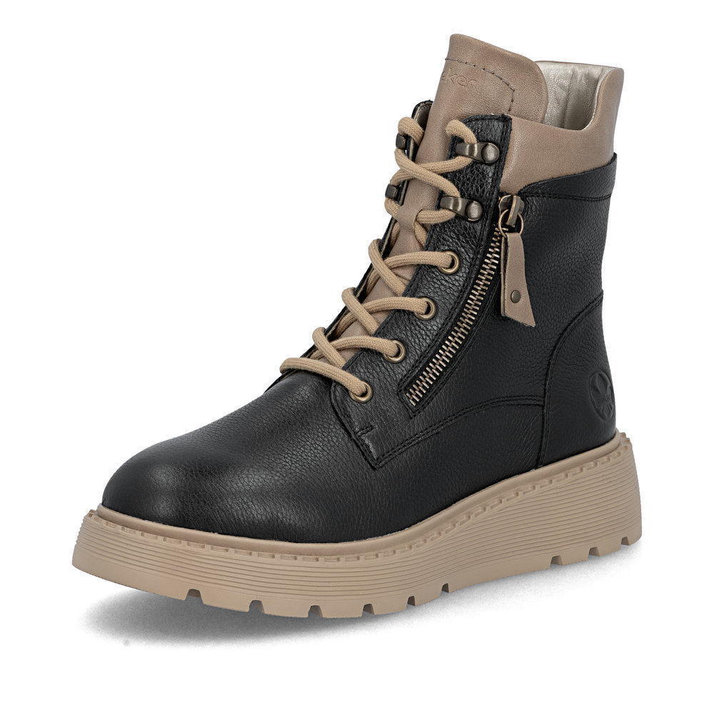 Ghete Dama Piele Naturala Rieker RIEK 70406 - imaginea 3