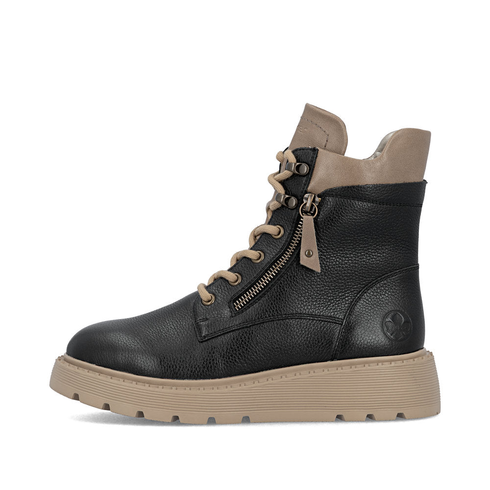 Ghete Dama Piele Naturala Rieker RIEK 70406 - imaginea 6