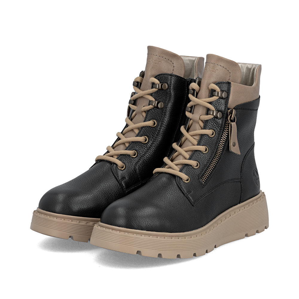 Ghete Dama Piele Naturala Rieker RIEK 70406 - imaginea 10