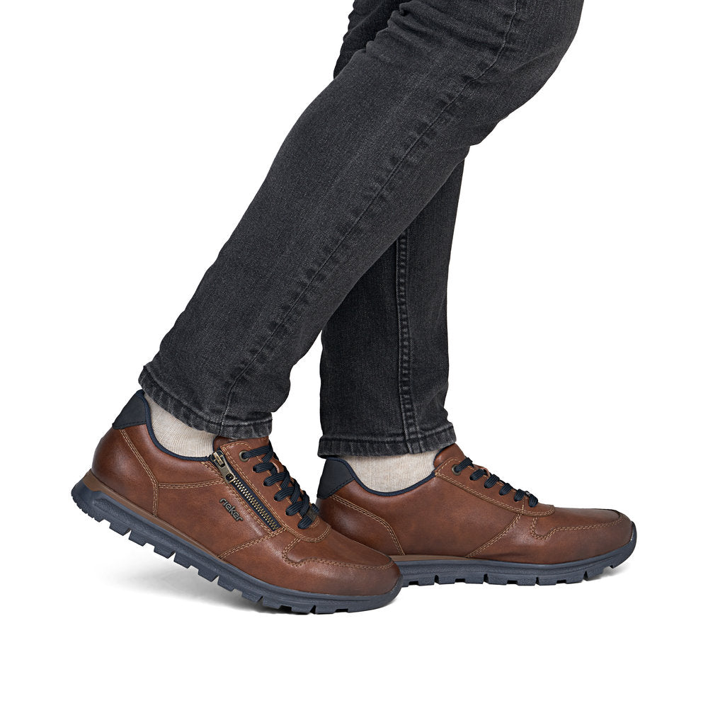 Pantofi Barbati Piele Naturala Rieker RIEK B0513 - imaginea 2