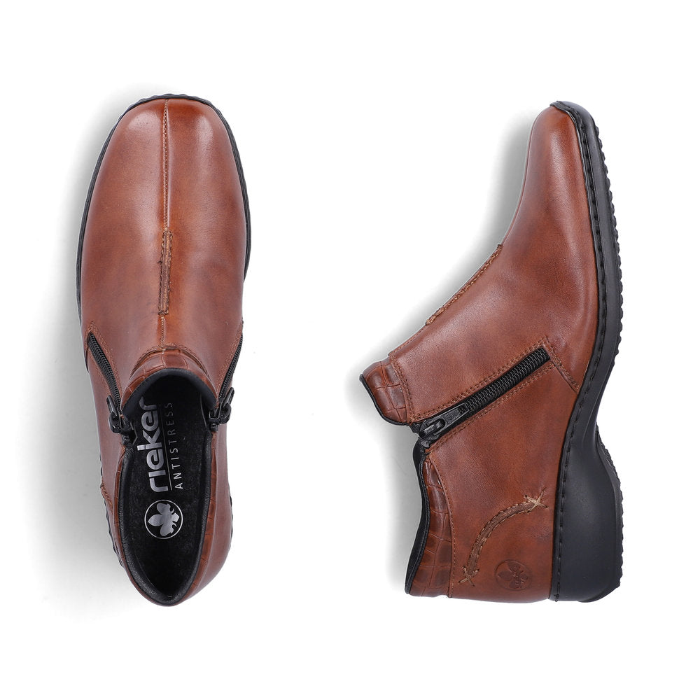 Ghete Dama Piele Naturala Rieker RIEK L3882 - imaginea 11