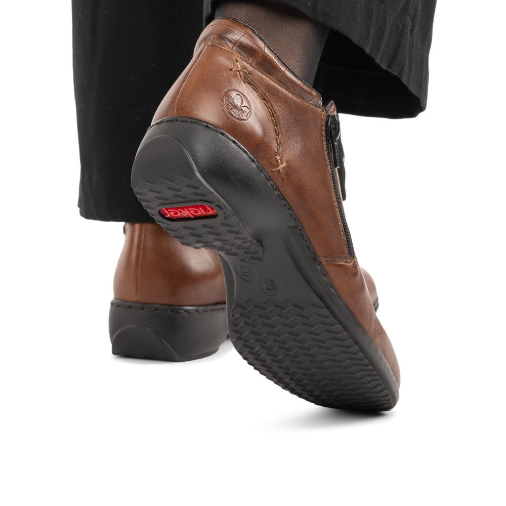 Ghete Dama Piele Naturala Rieker RIEK L3882 - imaginea 13