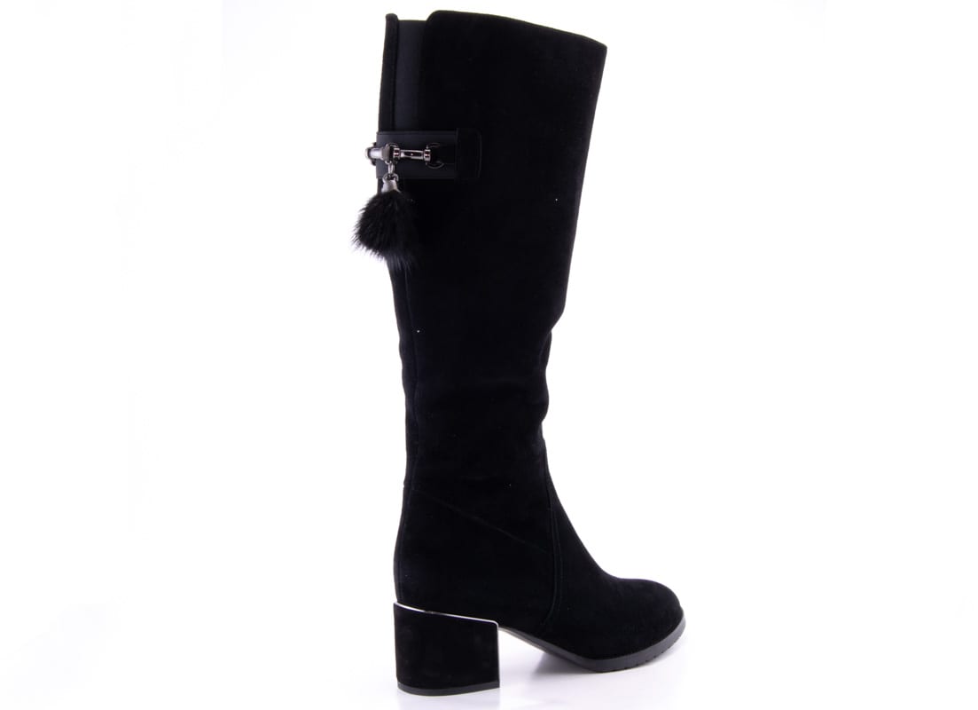 Cizme Dama Feeling Piele Naturala Intoarsa Bell 226-0185 /Nv - amely.ro - amely.ro