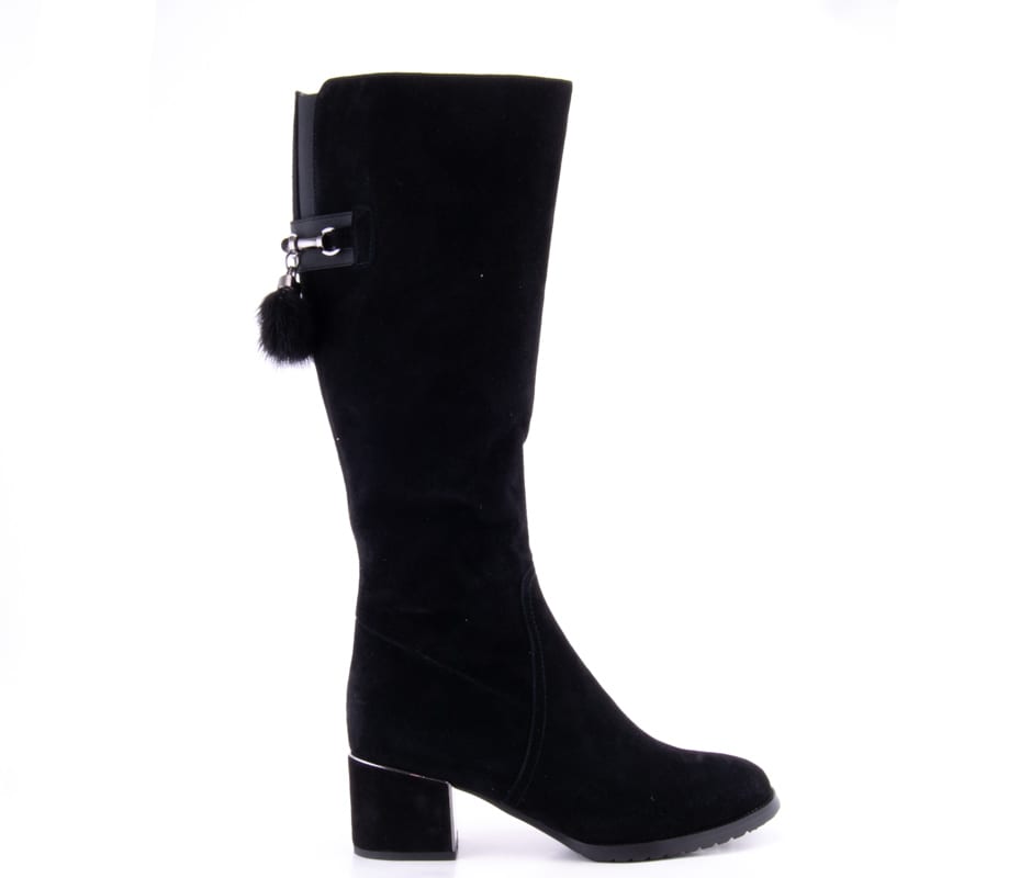 Cizme Dama Feeling Piele Naturala Intoarsa Bell 226-0185 /Nv - amely.ro - amely.ro