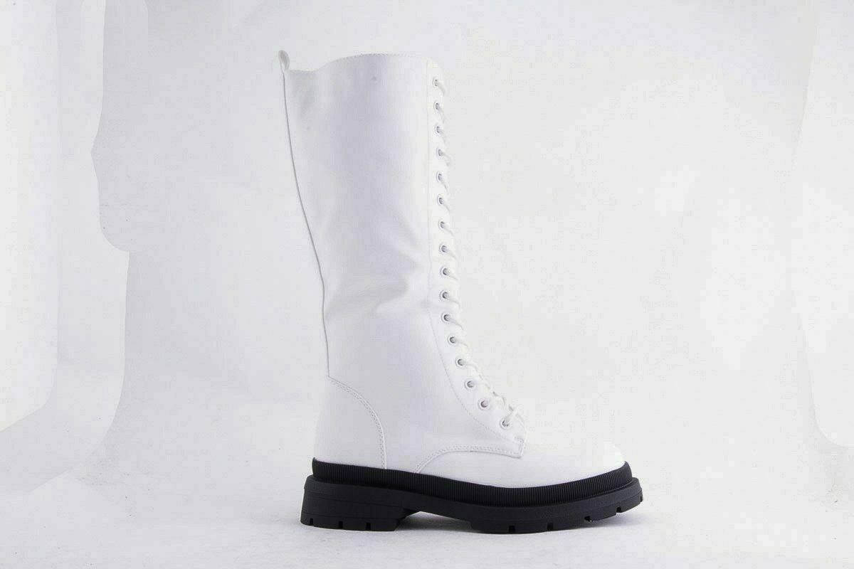 Cizme Dama Karo Hong 05-187B /Alb - amely.ro - amely.ro