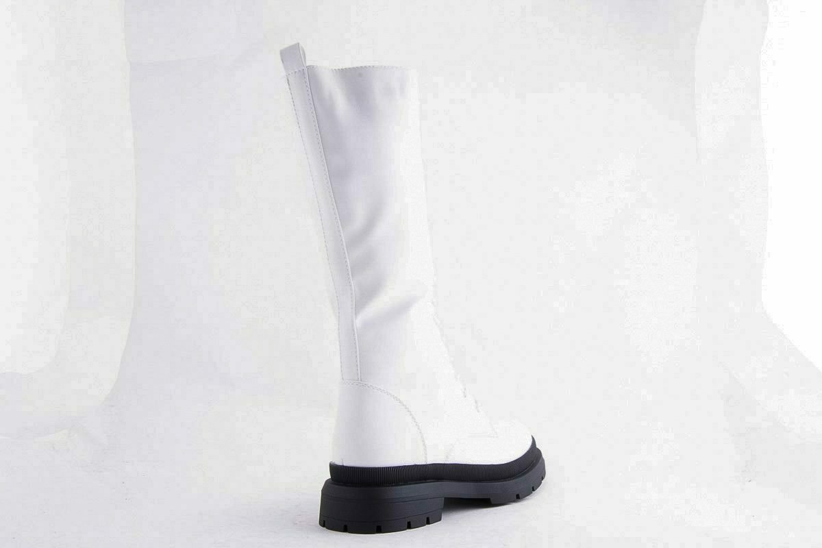 Cizme Dama Karo Hong 05-187B /Alb - amely.ro - amely.ro