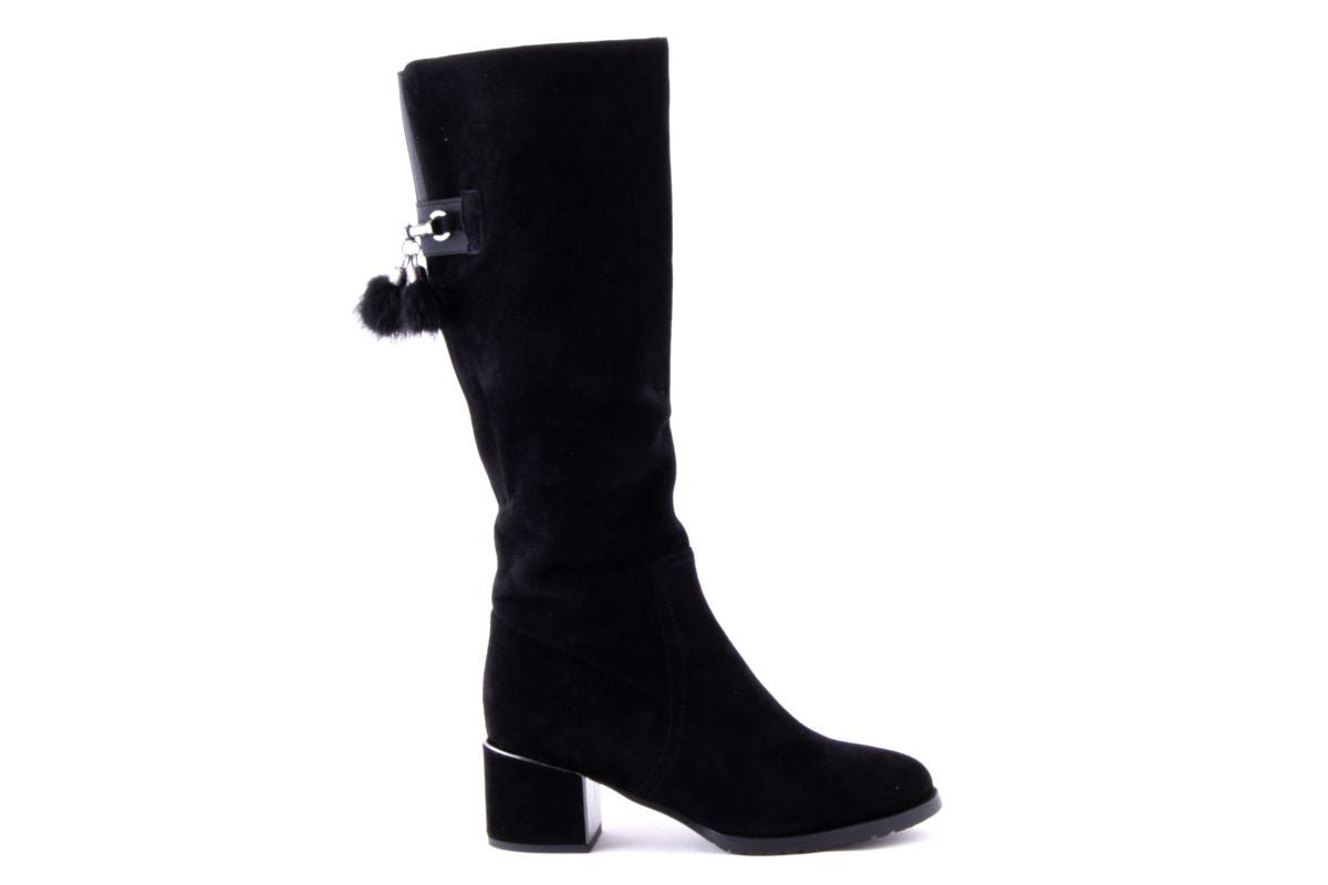 Cizme Dama Ld Ricardo Piele Naturala Intoarsa Bell 0815 /Nv - amely.ro - amely.ro