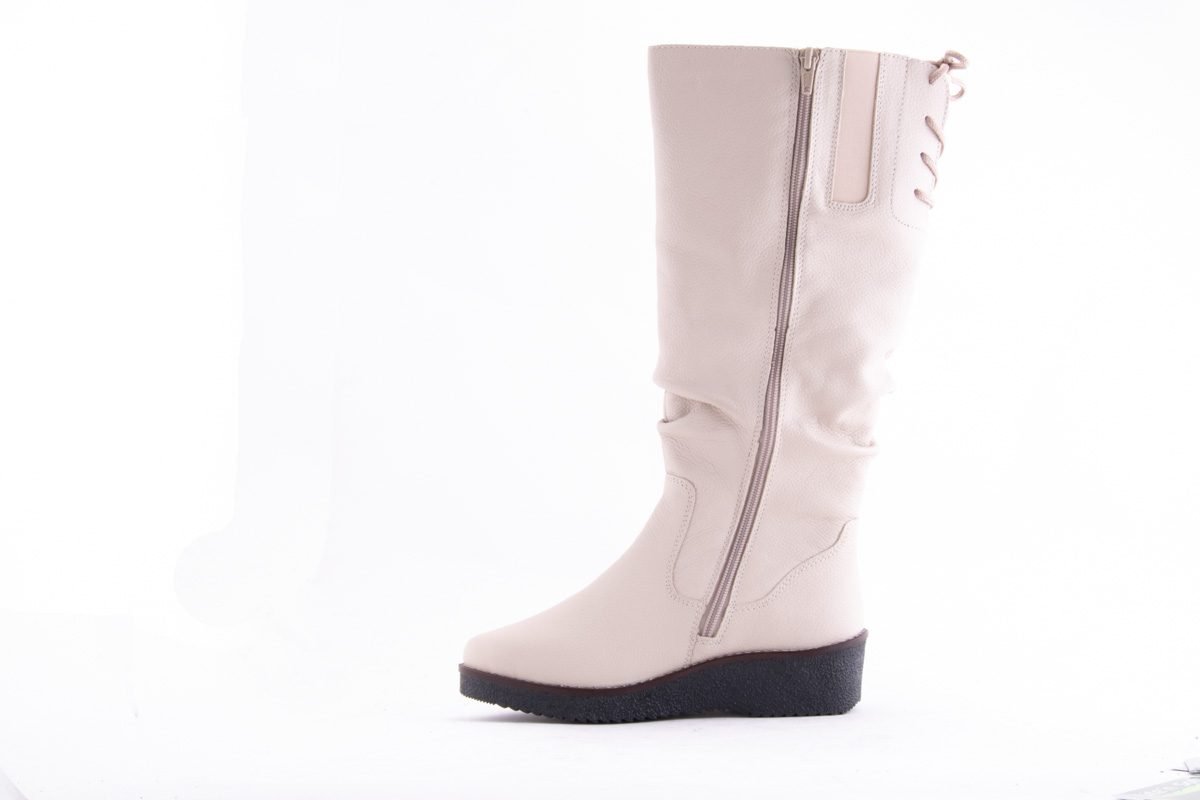 Cizme Dama Piele Naturala Rieker Riek Y4693 /Bej - Rieker - amely.ro