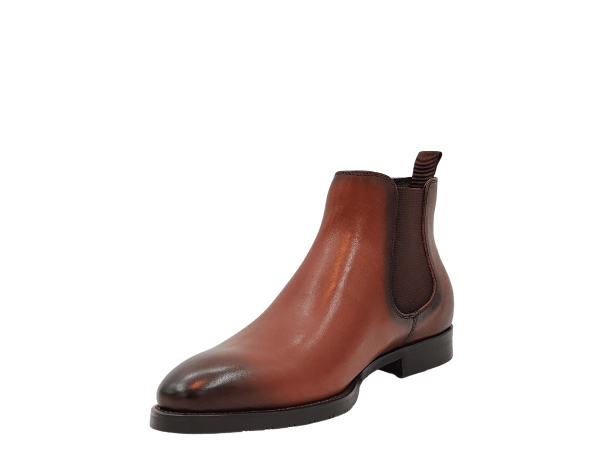 Ghete Barbati Elegante Piele Naturala Franky Piele Naturala Feni 155B-01 - Franky - amely.ro