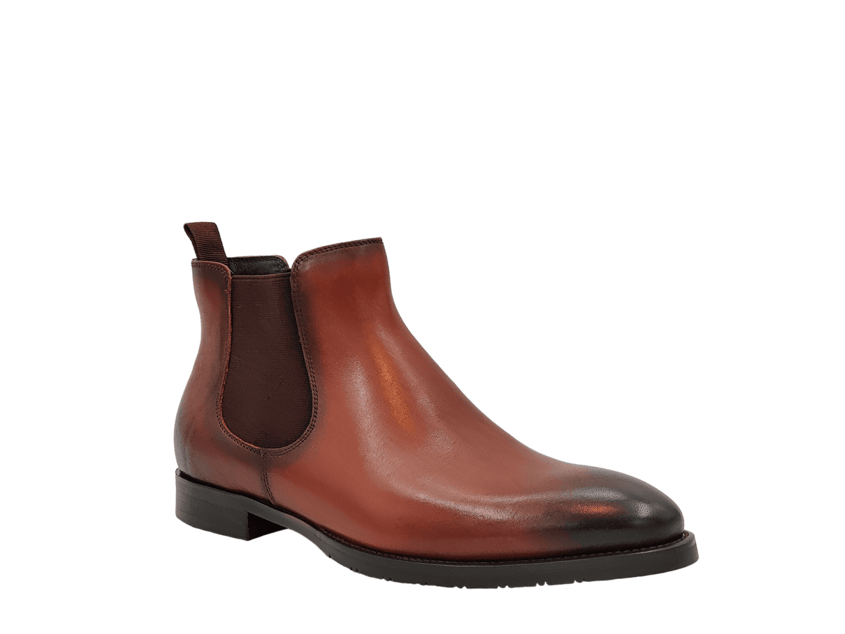 Ghete Barbati Elegante Piele Naturala Franky Piele Naturala Feni 155B-01 - Franky - amely.ro