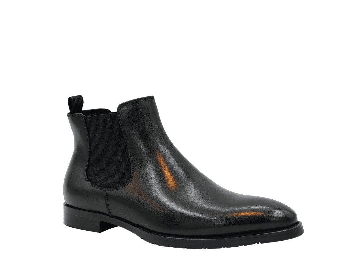 Ghete Barbati Elegante Piele Naturala Franky Piele Naturala Feni 155B-01 - Franky - amely.ro