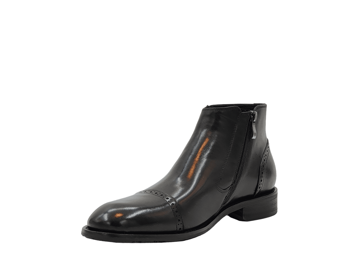 Ghete Barbati Elegante Piele Naturala Franky Piele Naturala Feni 5008-3 - Franky - amely.ro