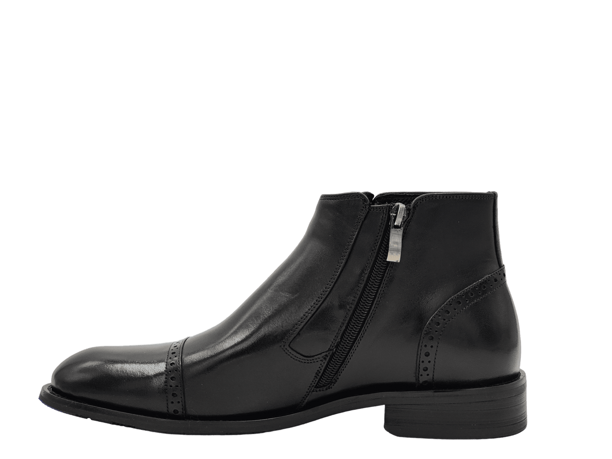 Ghete Barbati Elegante Piele Naturala Franky Piele Naturala Feni 5008-3 - Franky - amely.ro