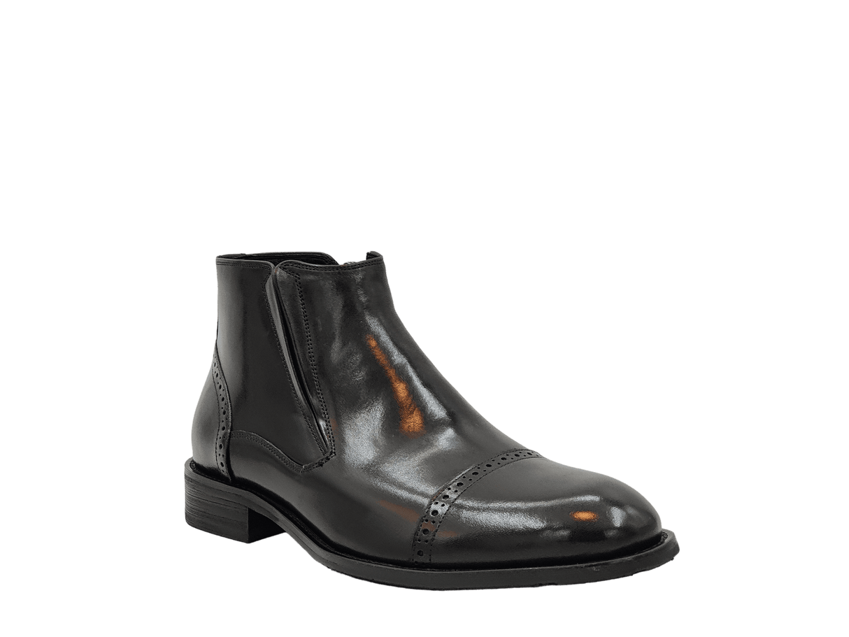 Ghete Barbati Elegante Piele Naturala Franky Piele Naturala Feni 5008-3 - Franky - amely.ro