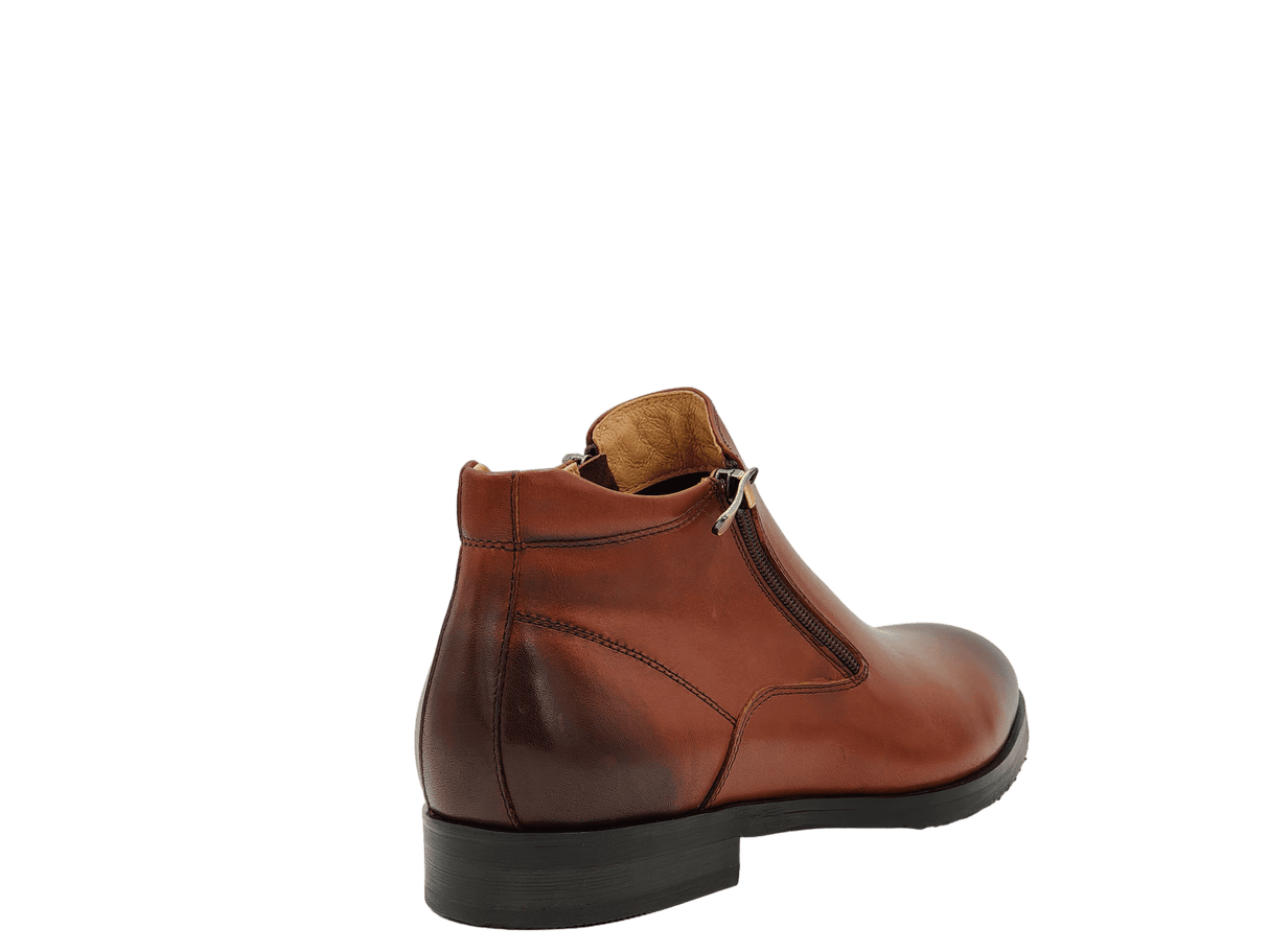 Ghete Barbati Elegante Piele Naturala Franky Piele Naturala Feni B1681-07 - Franky - amely.ro