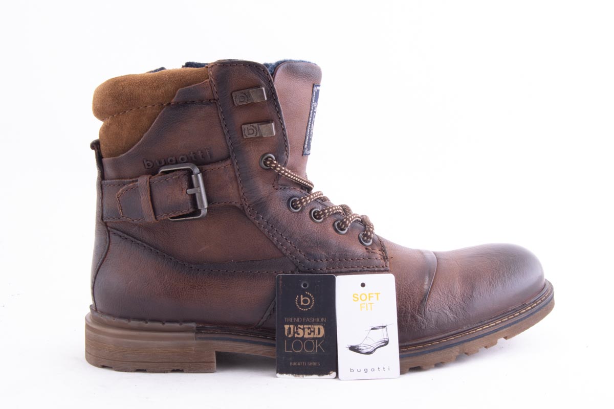 Ghete Barbati Piele Naturala Bugatti Asto A0U31 /Mi - Bugatti - amely.ro