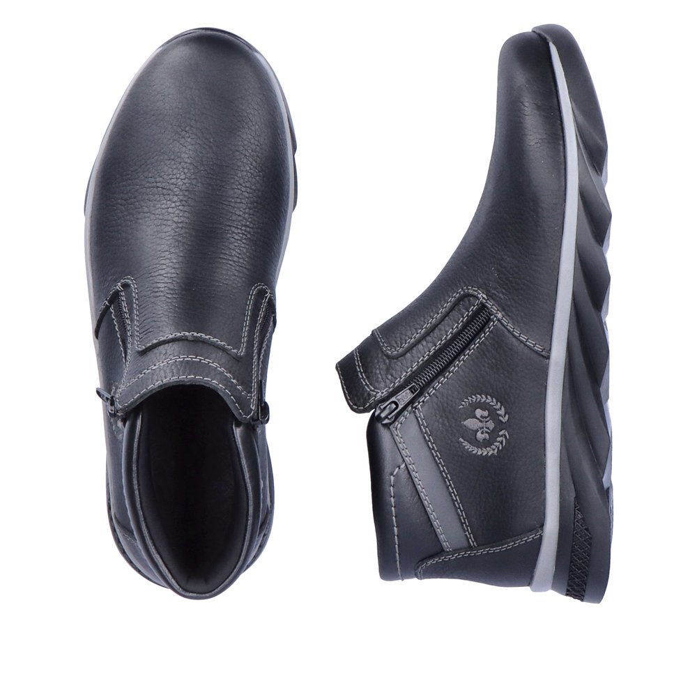 Ghete Barbati Piele Naturala Rieker RIEK B1682 - Rieker - amely.ro