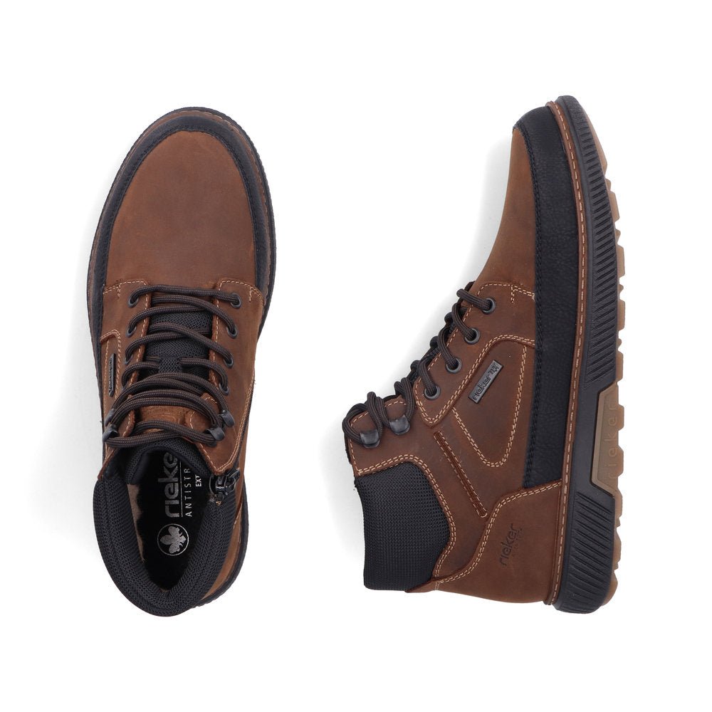Ghete Barbati Piele Naturala Rieker RIEK B3331 - Rieker - amely.ro