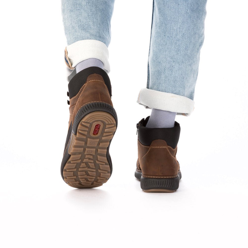 Ghete Barbati Piele Naturala Rieker RIEK B3331 - Rieker - amely.ro