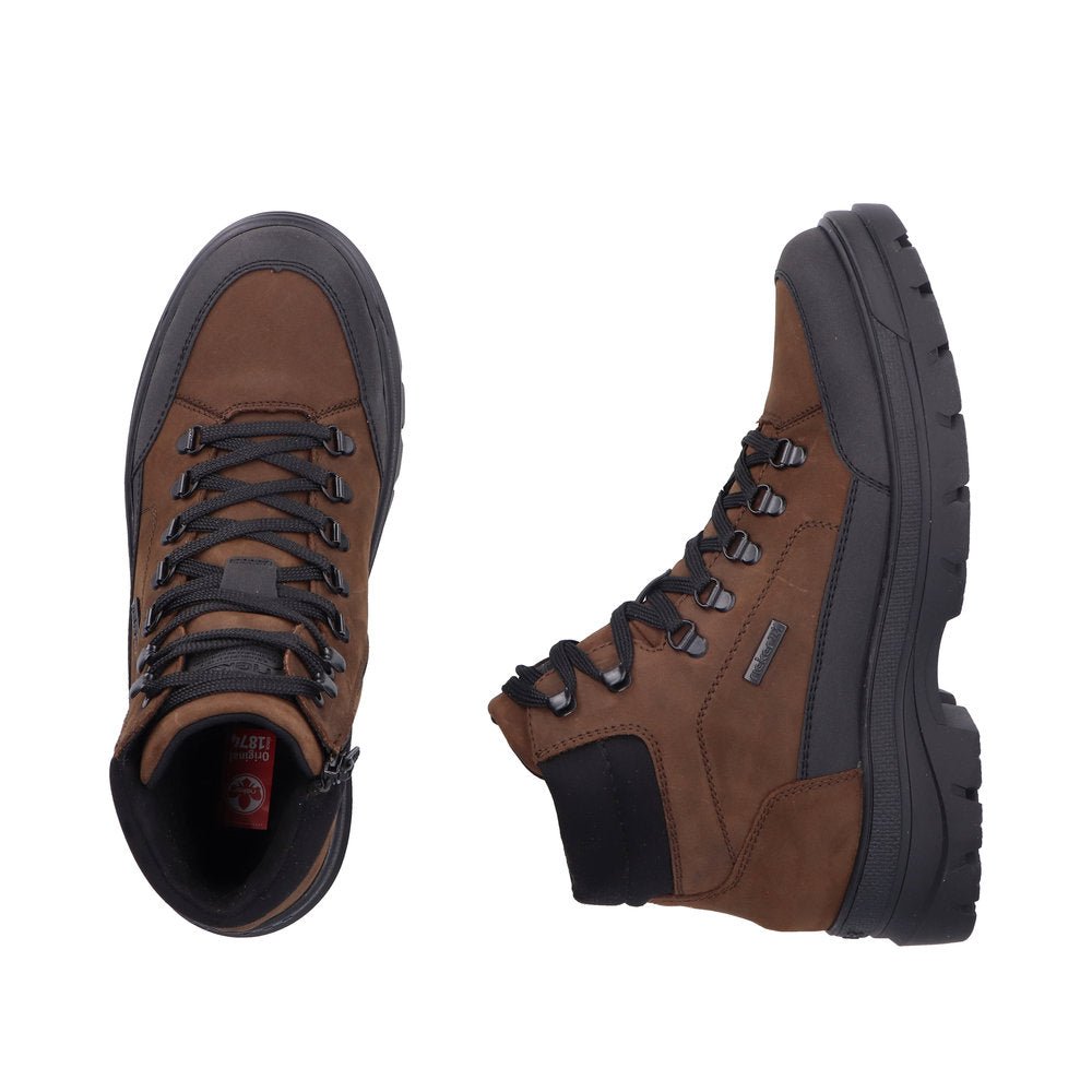 Ghete Barbati Piele Naturala Rieker RIEK F5411 - Rieker - amely.ro