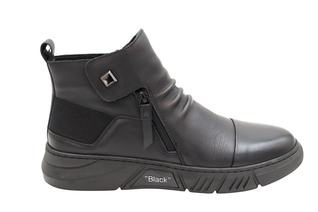 Ghete Barbati Piele Naturala Stephano FENI HJNH - Stephano - amely.ro