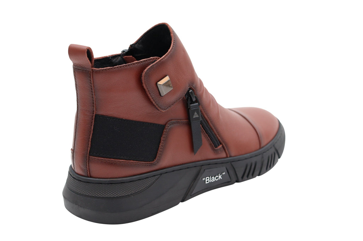 Ghete Barbati Piele Naturala Stephano FENI HJNH - Stephano - amely.ro