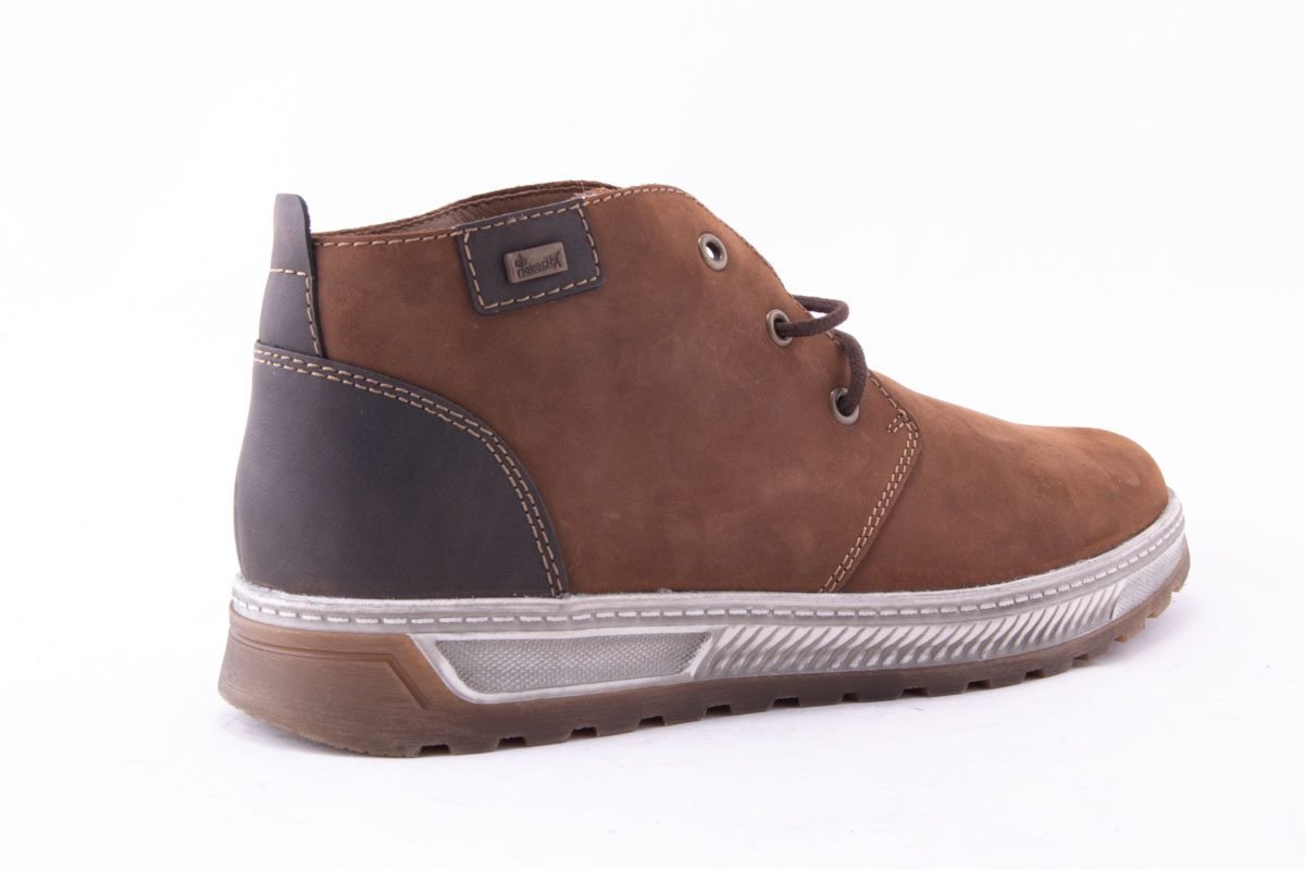 Ghete Barbati Rieker Piele Naturala Intoarsa Riek 17040 /M - Rieker - amely.ro