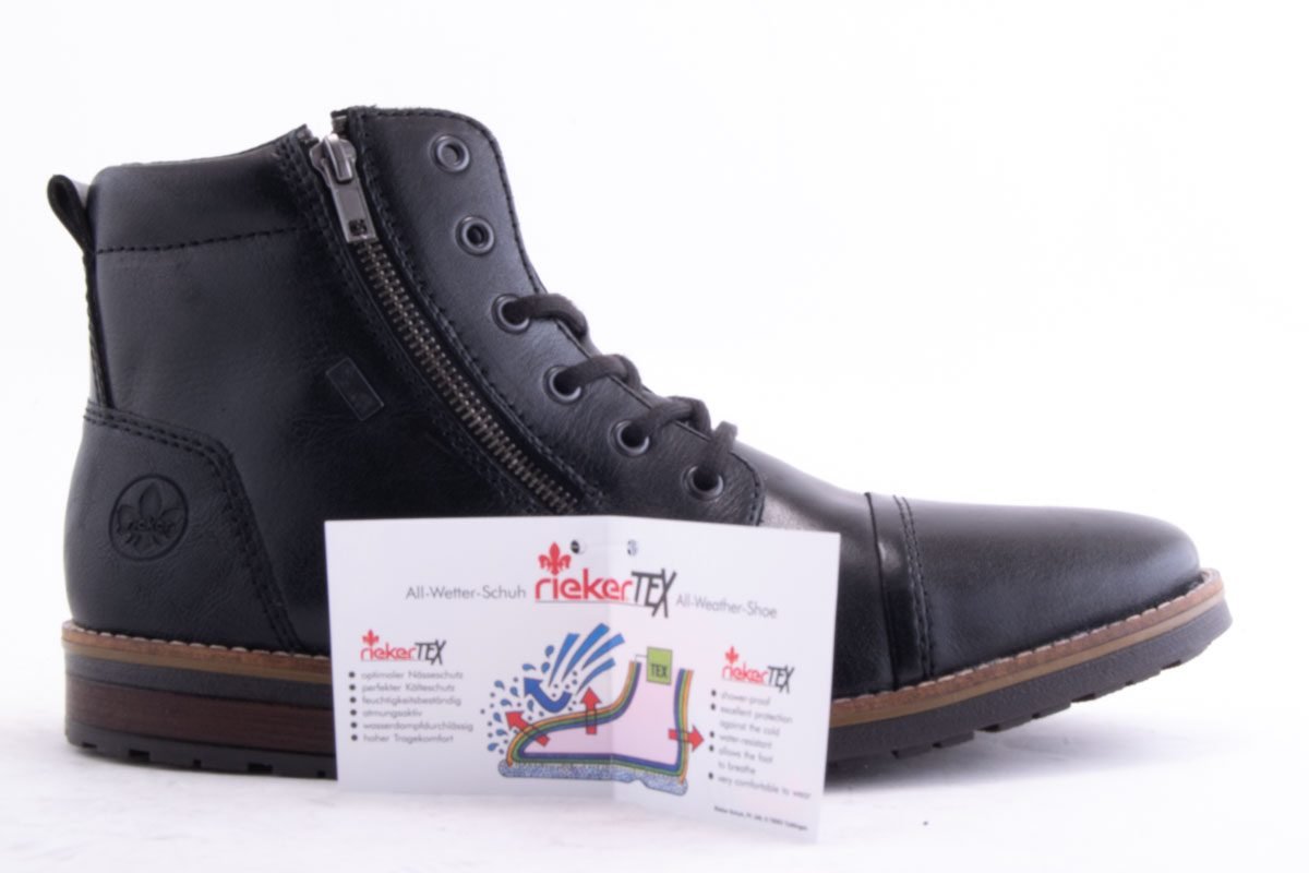 Ghete Barbati Rieker Piele Naturala Riek 33200 /N - Rieker - amely.ro