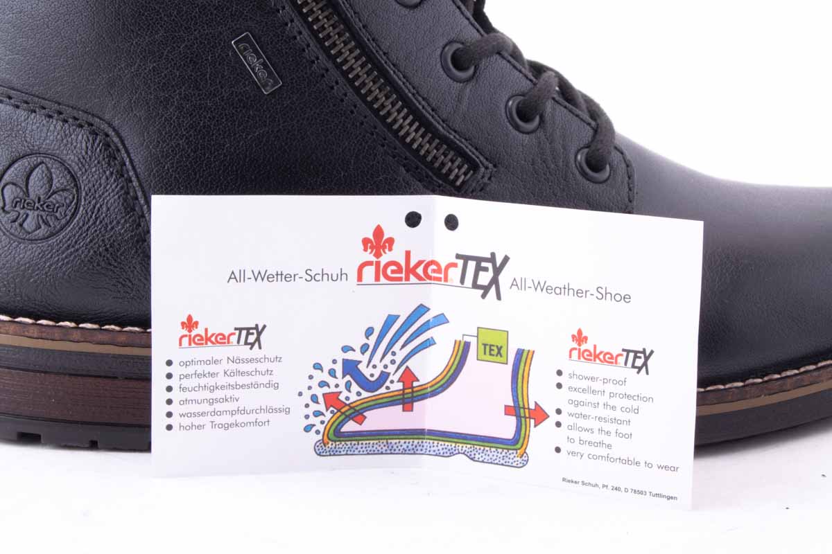 Ghete Barbati Rieker Piele Naturala Riek 33212 /N - Rieker - amely.ro