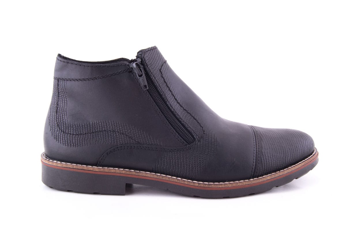 Ghete Barbati Rieker Piele Naturala Riek 35381 /N - Rieker - amely.ro