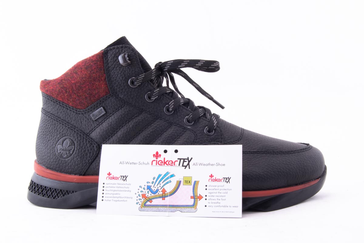 Ghete Barbati Rieker Piele Naturala Riek F1624 /N - Rieker - amely.ro