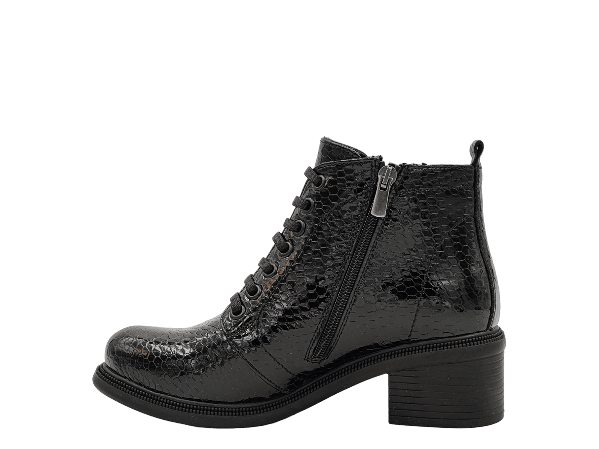 Ghete Dama Angelo Nazario Piele Naturala Lacuita Doga 200 - Angelo Nazario - amely.ro