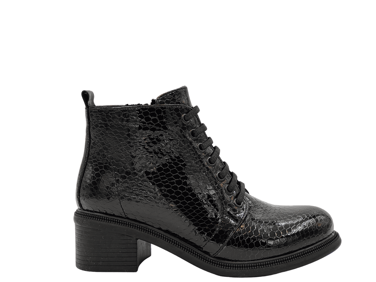 Ghete Dama Angelo Nazario Piele Naturala Lacuita Doga 200 - Angelo Nazario - amely.ro