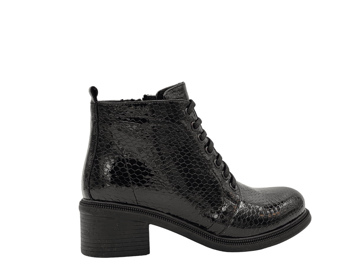 Ghete Dama Angelo Nazario Piele Naturala Lacuita Doga 200 - Angelo Nazario - amely.ro