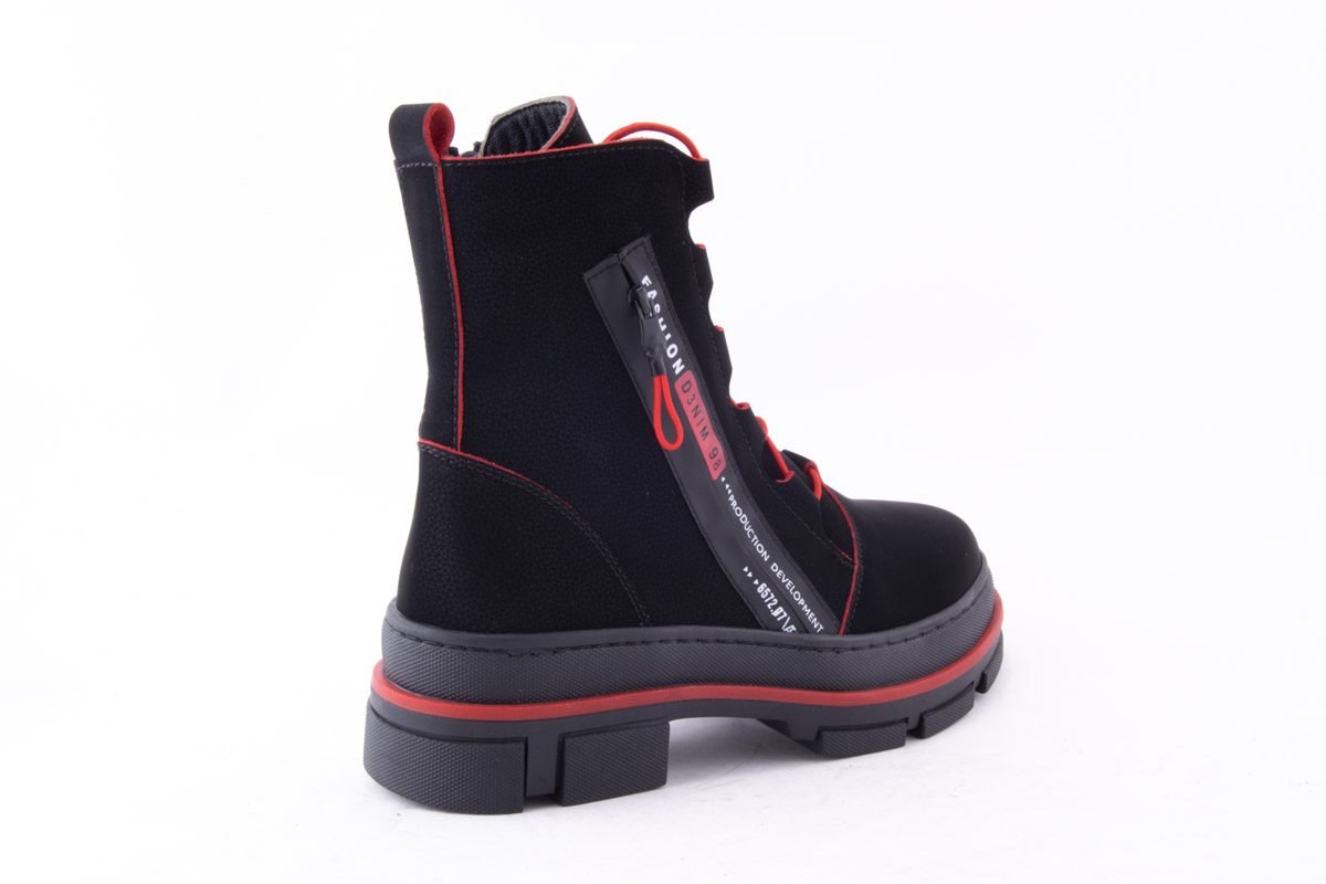 Ghete Dama Caspian Piele Naturala Casp 315 /Nrs - amely.ro - amely.ro