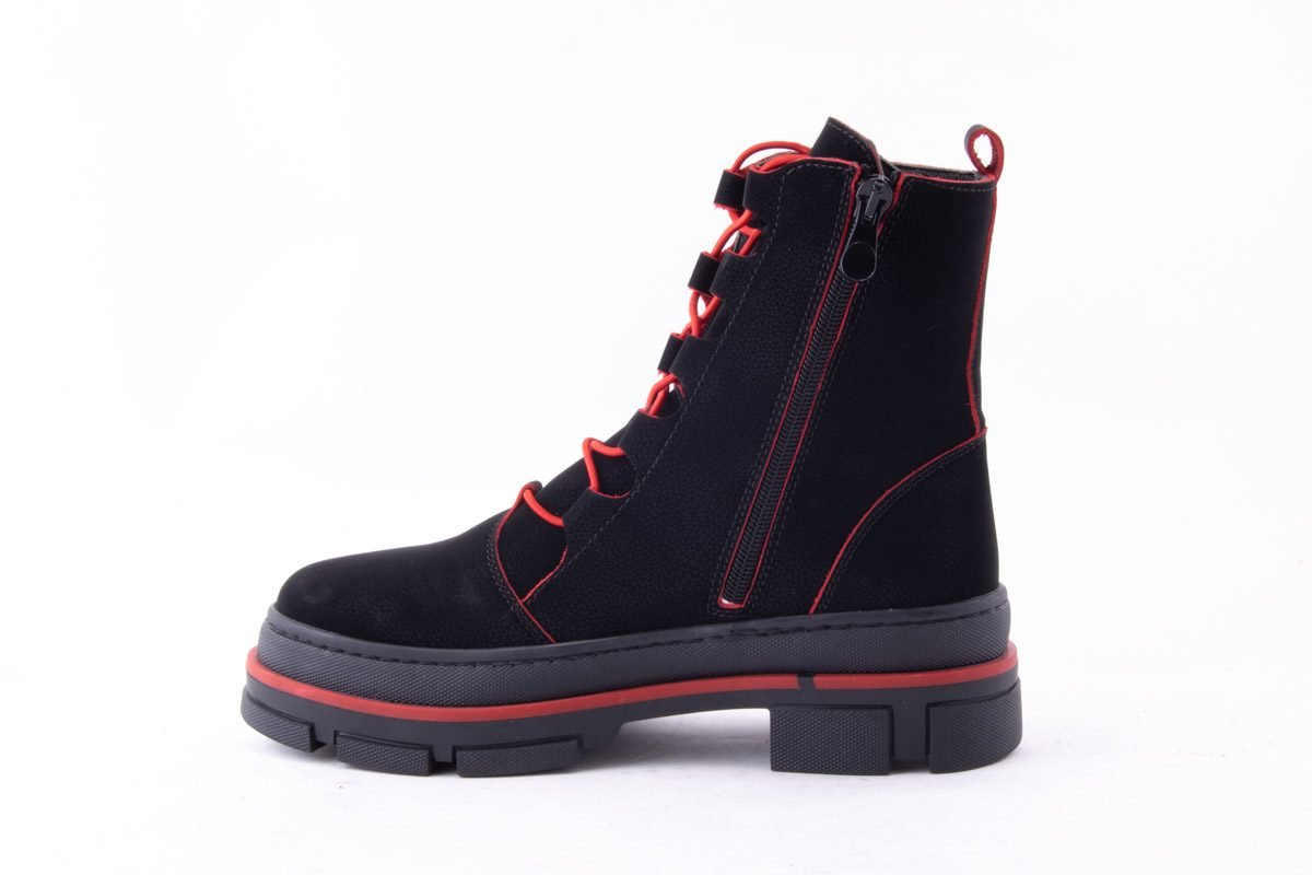 Ghete Dama Caspian Piele Naturala Casp 315 /Nrs - amely.ro - amely.ro