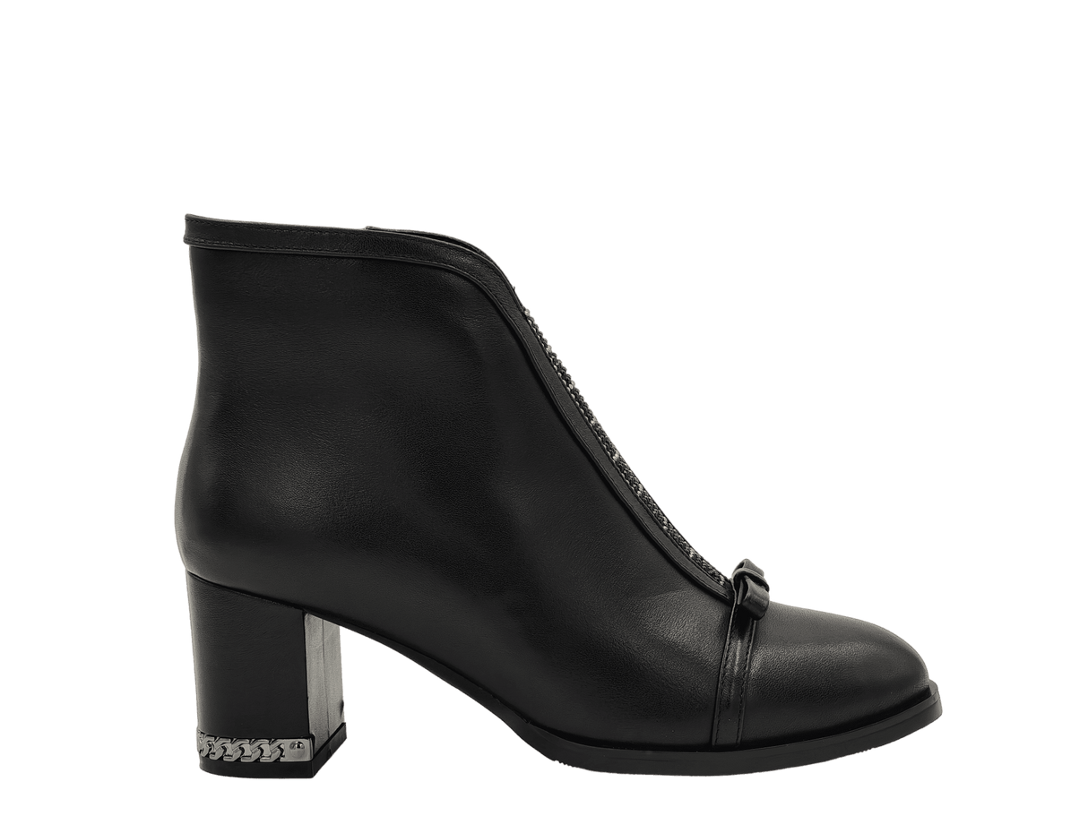 Ghete Dama Elegante Franky Piele Naturala Feni 20-1B - Franky - amely.ro