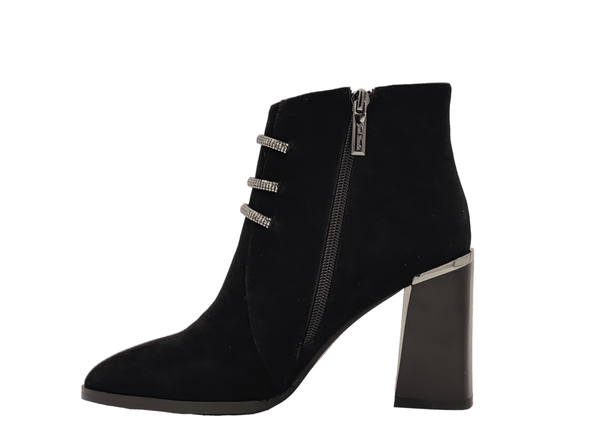 Ghete Dama Elegante Franky Piele Naturala Intoarsa Feni 01-01NV - Franky - amely.ro