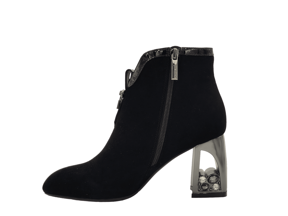 Ghete Dama Elegante Franky Piele Naturala Intoarsa Feni 9196-5B - Franky - amely.ro