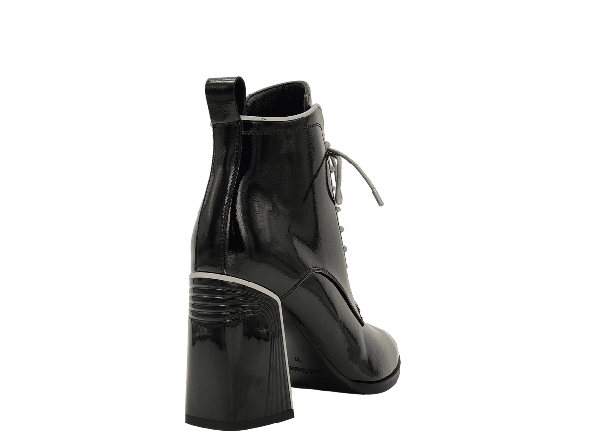 Ghete Dama Elegante Franky Piele Naturala Lacuita Feni 15-01B - Franky - amely.ro