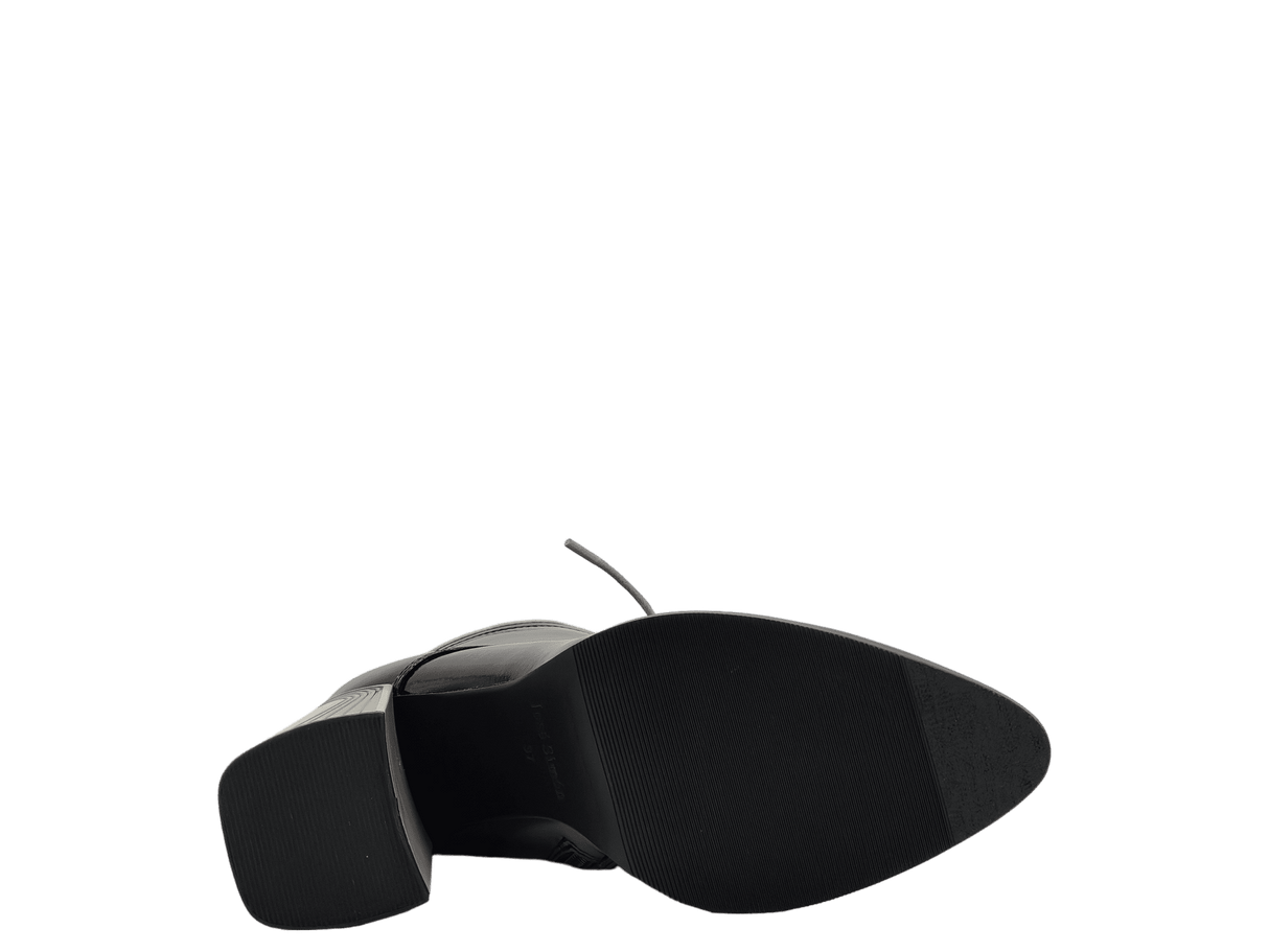 Ghete Dama Elegante Franky Piele Naturala Lacuita Feni 15-01B - Franky - amely.ro