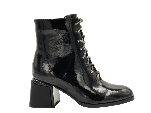 Ghete Dama Elegante Franky Piele Naturala Lacuita Feni 577-16D - Franky - amely.ro